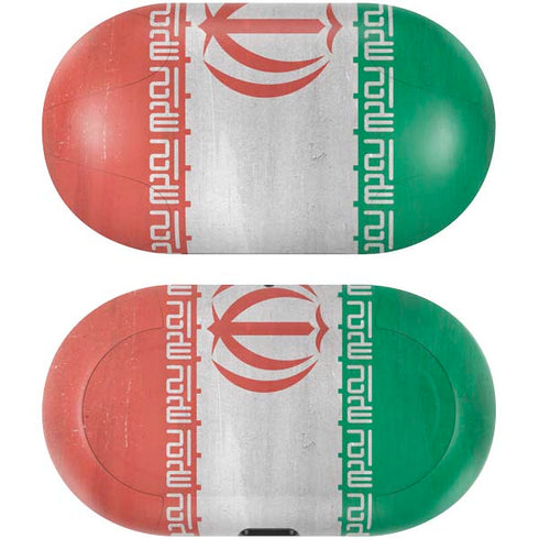 Iran Flag Distressed Galaxy Buds Skin